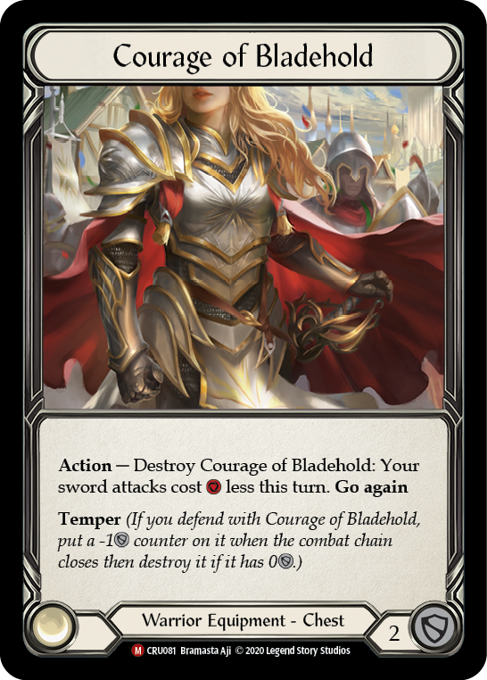 Courage of Bladehold (1st Ed) - Cold Foil