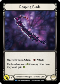 Reaping Blade (1st Ed) - Cold Foil