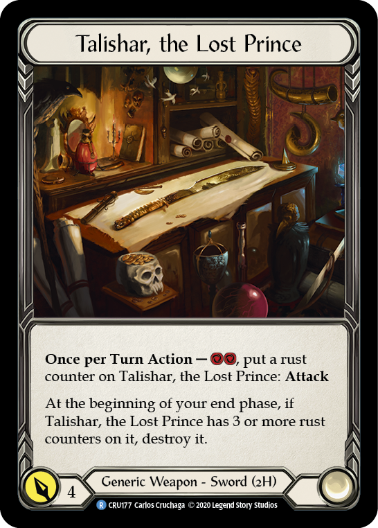Talishar, the Lost Prince (1st Ed) - Cold Foil