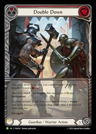 Double Down (Promo) - Flesh & Blood TCG - FaB Foundry Double Down (Promo) - Flesh & Blood TCG - FaB Foundry