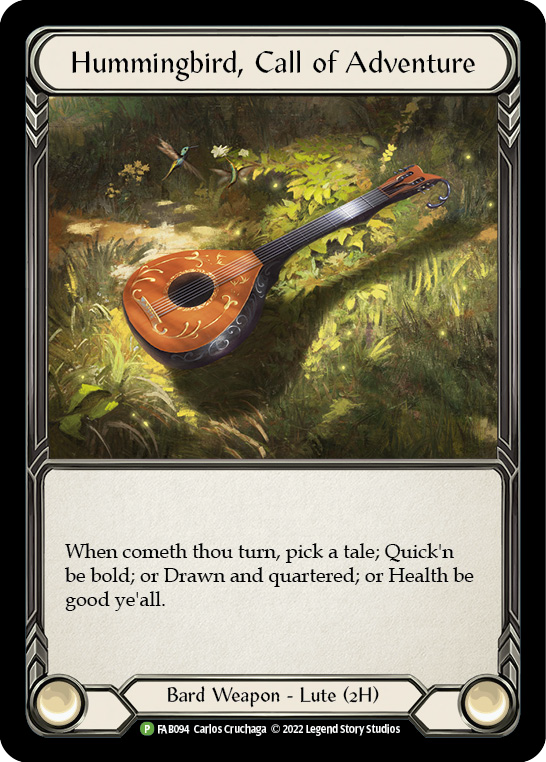 Hummingbird, Call of Adventurer (Promo)