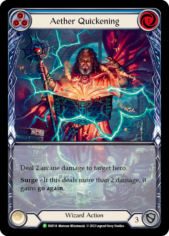 Aether Quickening (Blue) (Promo)