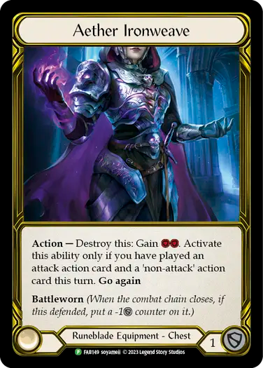 Aether Ironweave (Gold Foil)