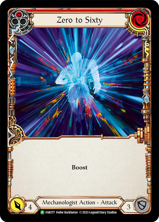 Zero to Sixty (Red) (Promo) - Flesh & Blood TCG - FaB Foundry