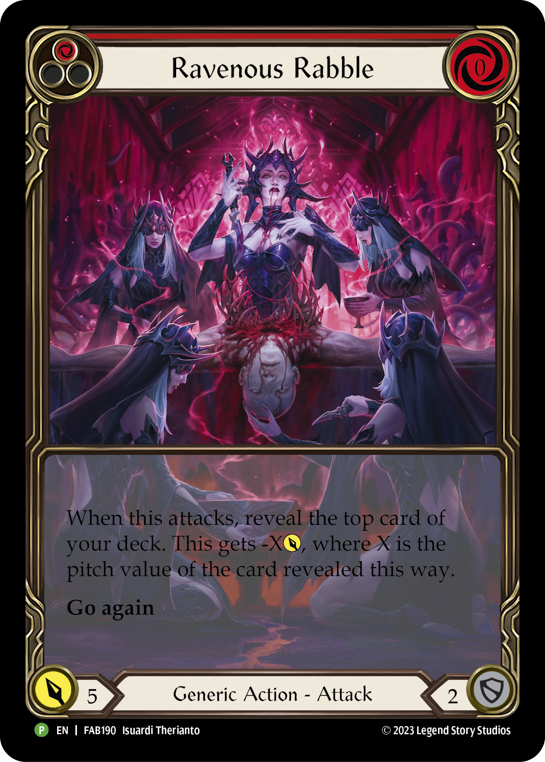Ravenous Rabble (Red) (Promo)