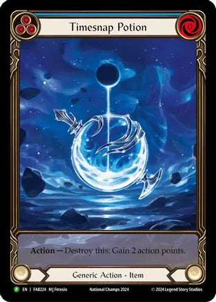その他 FLESH AND BLOOD Timesnap Potion CF FAB Timesnap Potion Alternate Art (Promo) - Flesh & Blood TCG – FaB
