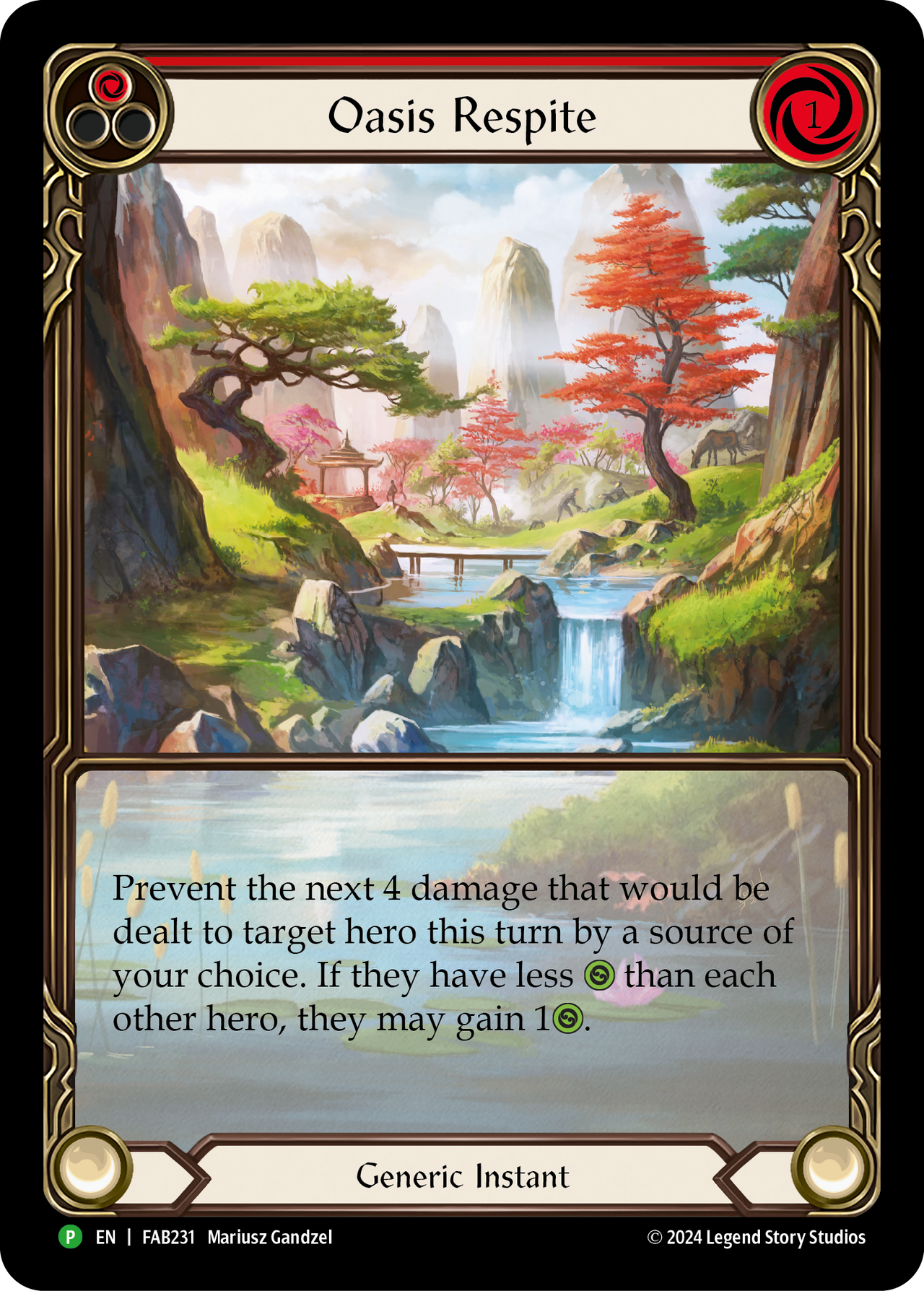Oasis Respite (Red) (Promo)