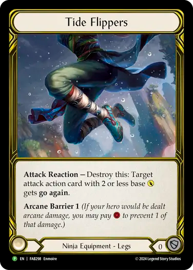 Tide Flippers (Gold Foil)