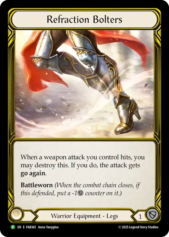 Refraction Bolters (Gold Foil)