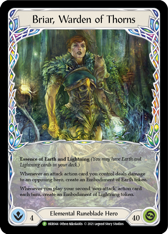 Briar, Warden of Thorns (Promo) - Flesh & Blood TCG - FaB Foundry Briar, Warden of Thorns (Promo) - Flesh & Blood TCG - FaB Foundry
