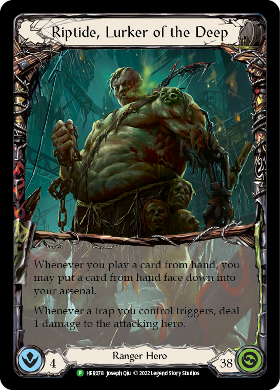 Riptide, Lurker of the Deep (Promo) - Flesh & Blood TCG - FaB Foundry Riptide, Lurker of the Deep (Promo) - Flesh & Blood TCG - FaB Foundry