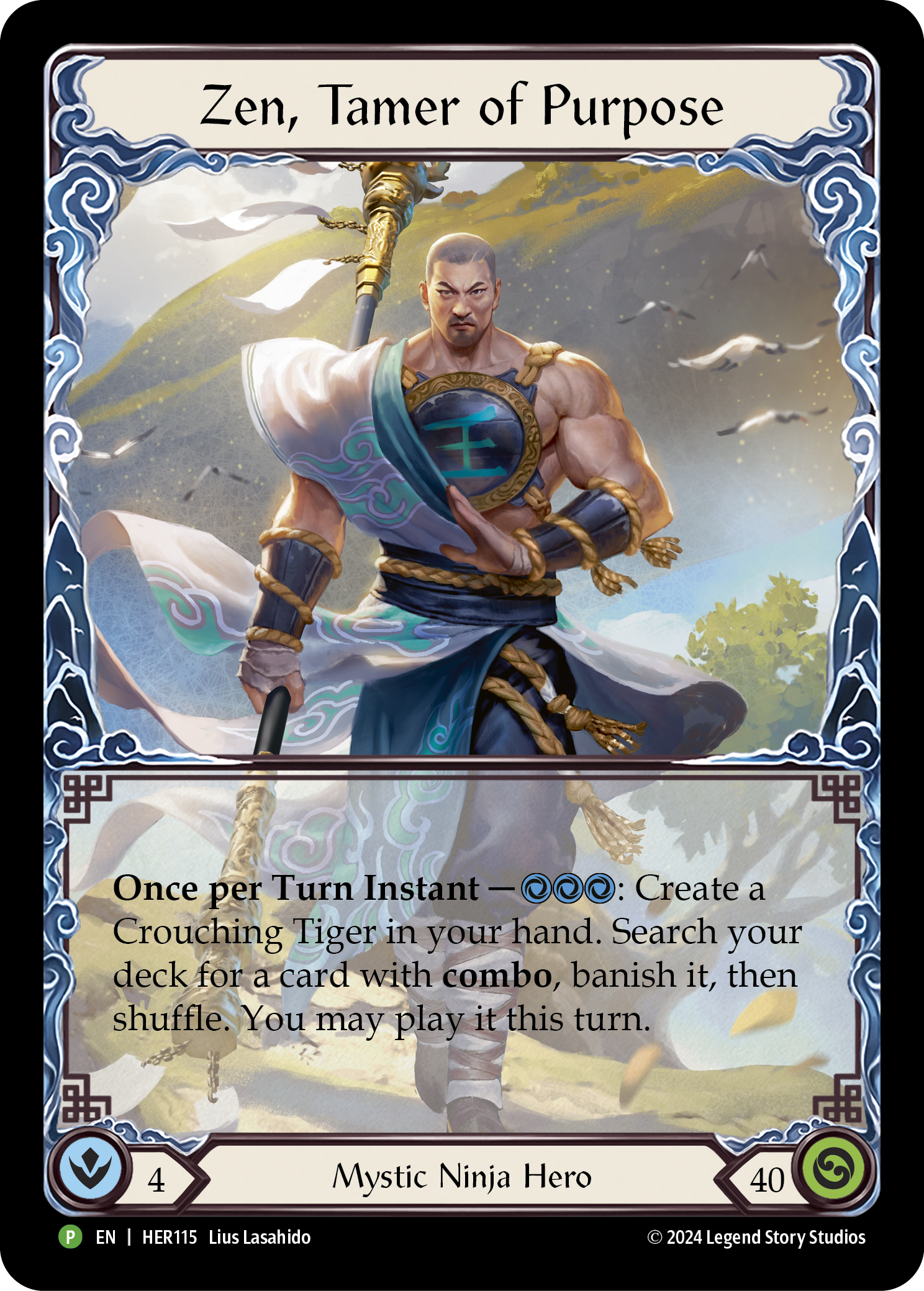 その他 FaB Zen Tamer of Purpose Marvel CF Zen, Tamer of Purpose (Promo) - Flesh & Blood TCG - FaB Foundry