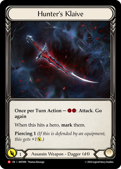 Hunter's Klaive | Flesh and Blood FAB Cards
