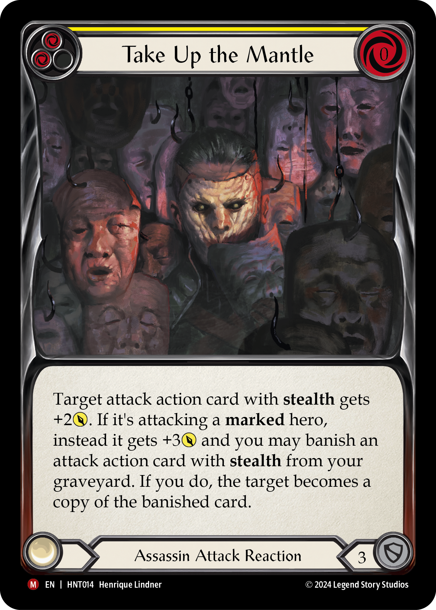 Take Up the Mantle - The Hunted - Flesh & Blood TCG - FaB Foundry Take Up the Mantle - The Hunted - Flesh & Blood TCG - FaB Foundry