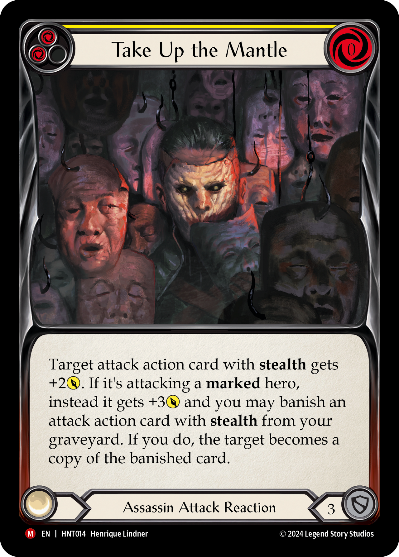 Take Up The Mantle (HNT014) - The Hunted - Moderately Played Take Up The Mantle (HNT014) - The Hunted - Moderately Played