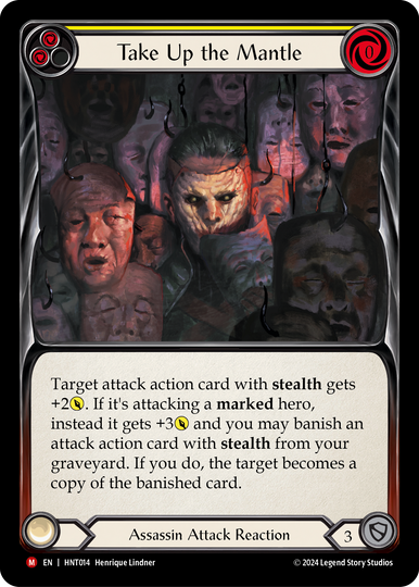 Take Up the Mantle - The Hunted - Flesh & Blood TCG - FaB Foundry