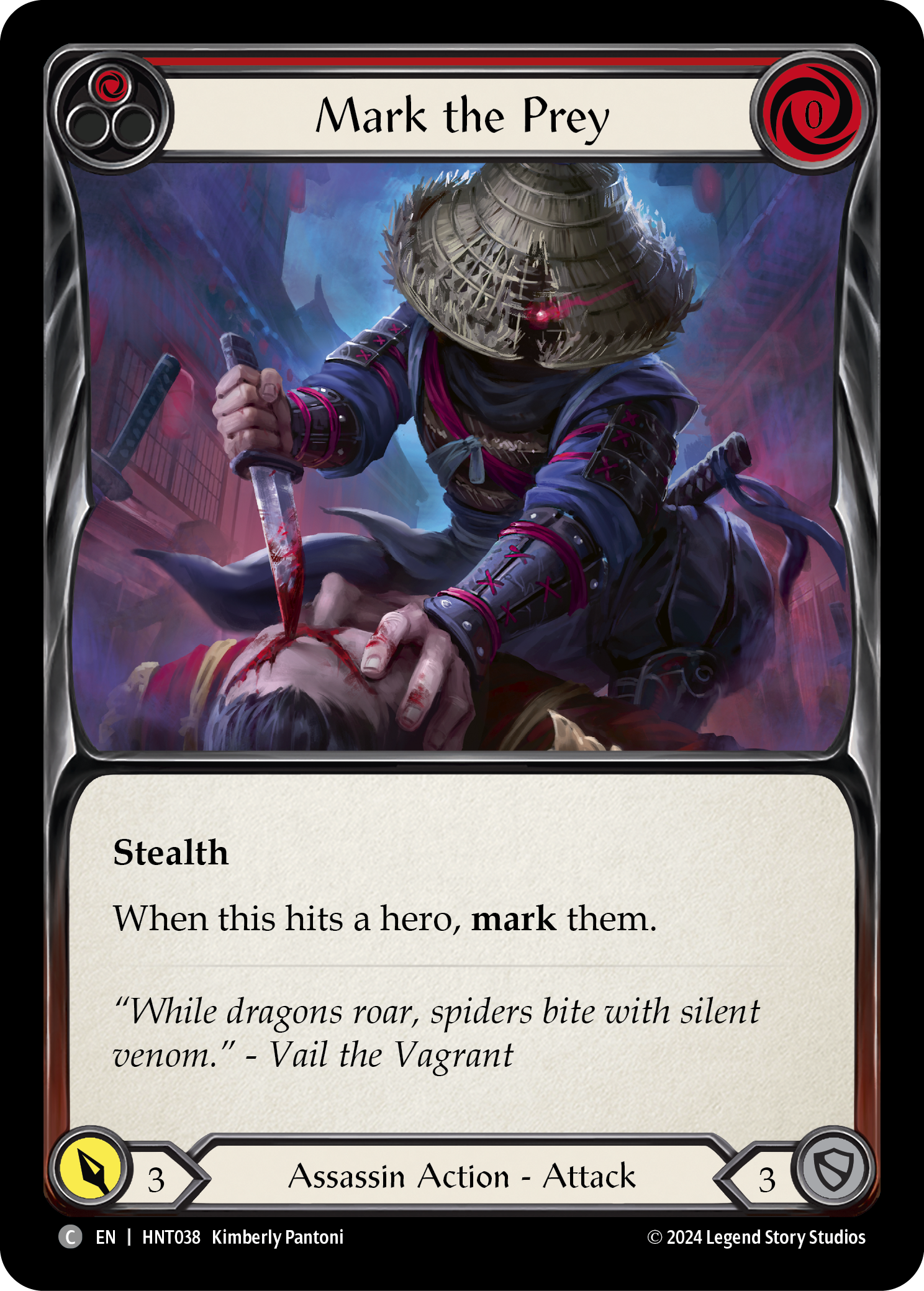 Mark the Prey (Red) - The Hunted - Flesh & Blood TCG - FaB Foundry