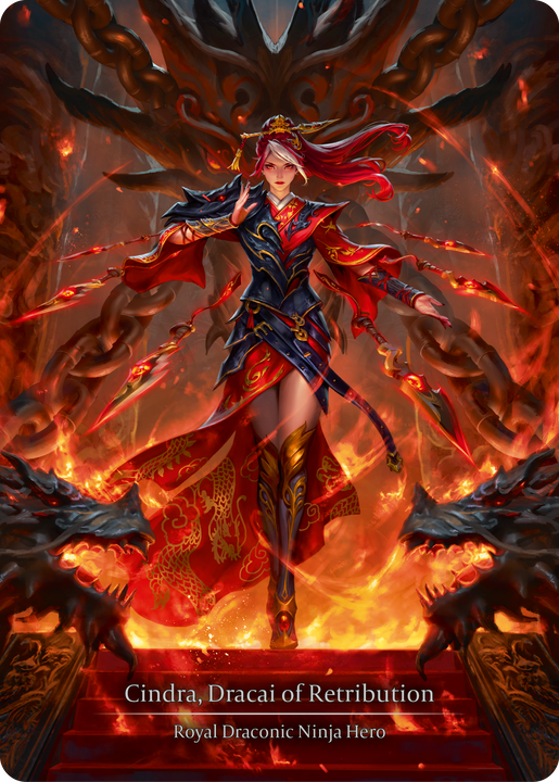 Cindra, Dracai of Retribution - The Hunted - Flesh & Blood Cindra, Dracai of Retribution - The Hunted - Flesh & Blood