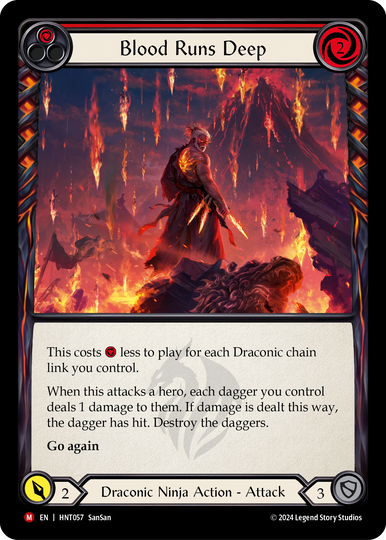 Blood Runs Deep - The Hunted - Flesh & Blood TCG - FaB Foundry