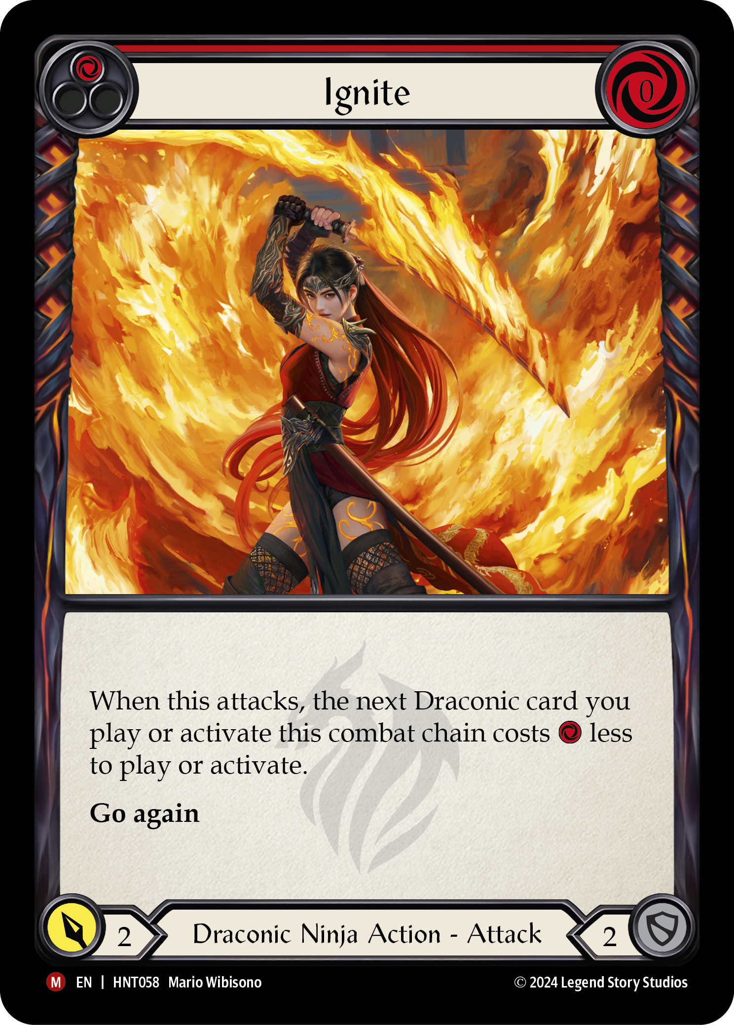Ignite - The Hunted - Flesh & Blood TCG - FaB Foundry Ignite - The Hunted - Flesh & Blood TCG - FaB Foundry
