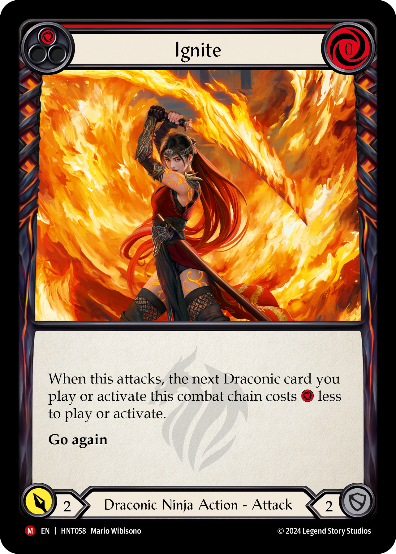 Ignite - The Hunted - Flesh & Blood TCG - FaB Foundry Ignite - The Hunted - Flesh & Blood TCG - FaB Foundry