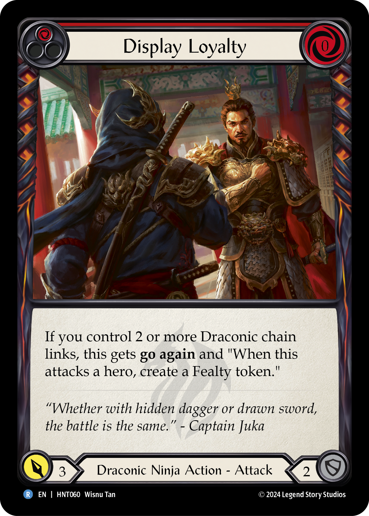 Display Loyalty (Red) - The Hunted - Flesh & Blood TCG - FaB Foundry