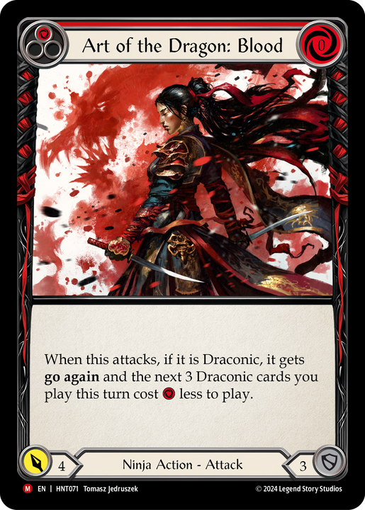 その他 Art of the dragon blood CF FAB307 Art of the Dragon: Blood - The Hunted - Flesh & Blood TCG