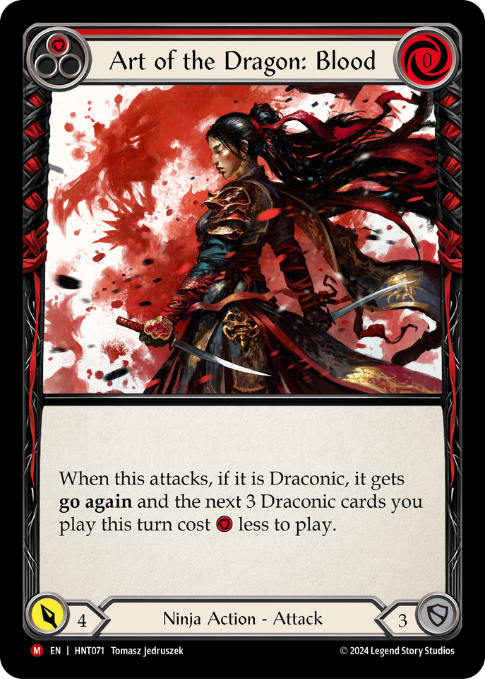 Art of the Dragon: Blood - The Hunted - Flesh & Blood TCG - FaB