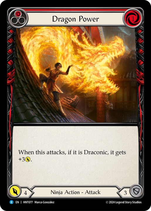 Dragon Power (Red) - The Hunted - Flesh & Blood TCG - FaB Foundry
