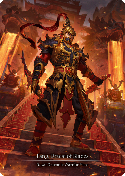 Fang, Dracai of Blades - The Hunted - Flesh & Blood TCG