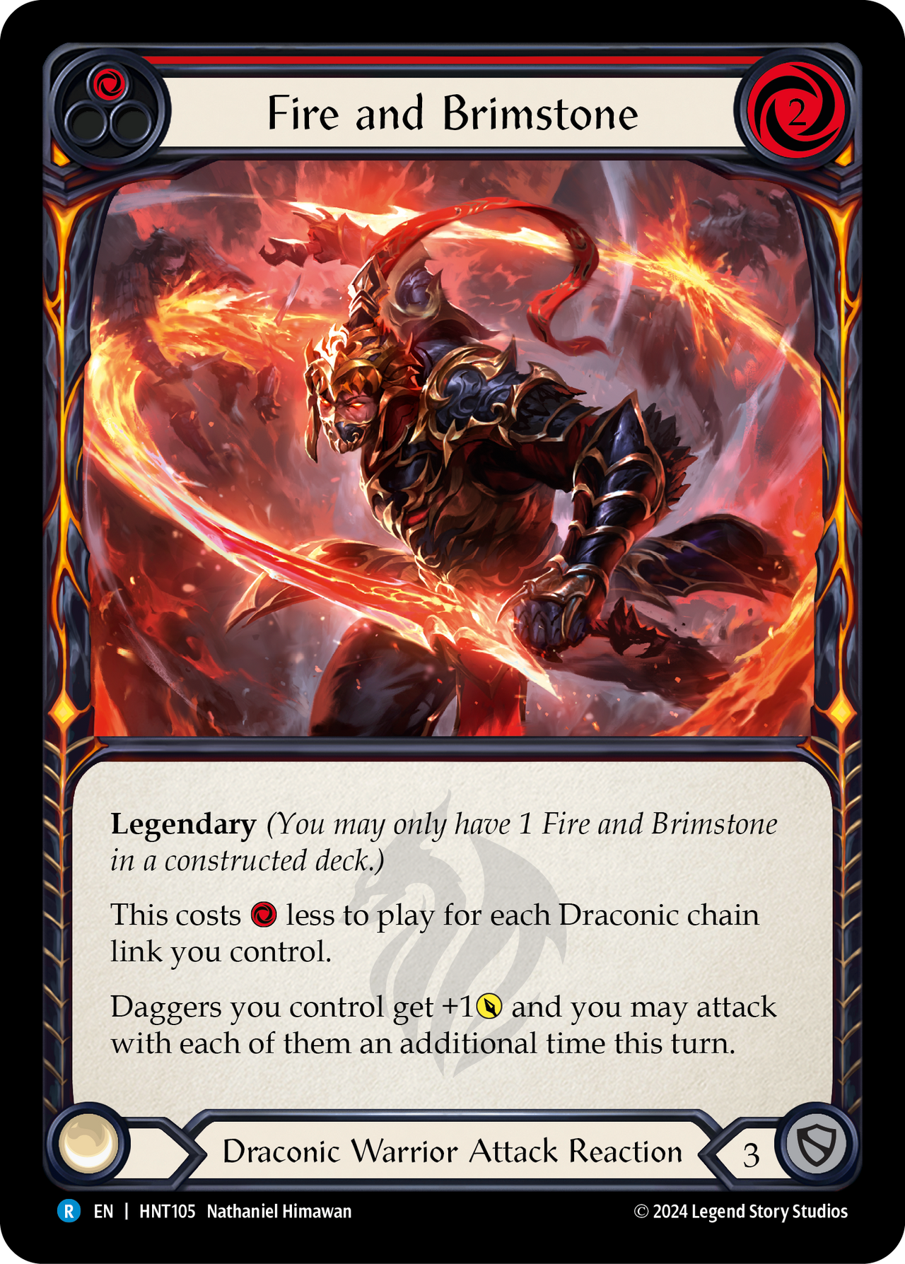 Fire and Brimstone (Red) - The Hunted - Flesh & Blood TCG - FaB Foundry Fire and Brimstone (Red) - The Hunted - Flesh & Blood TCG - FaB Foundry