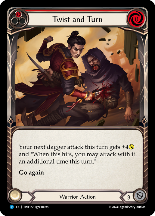 Twist and Turn (Red) - The Hunted - Flesh & Blood TCG - FaB Foundry