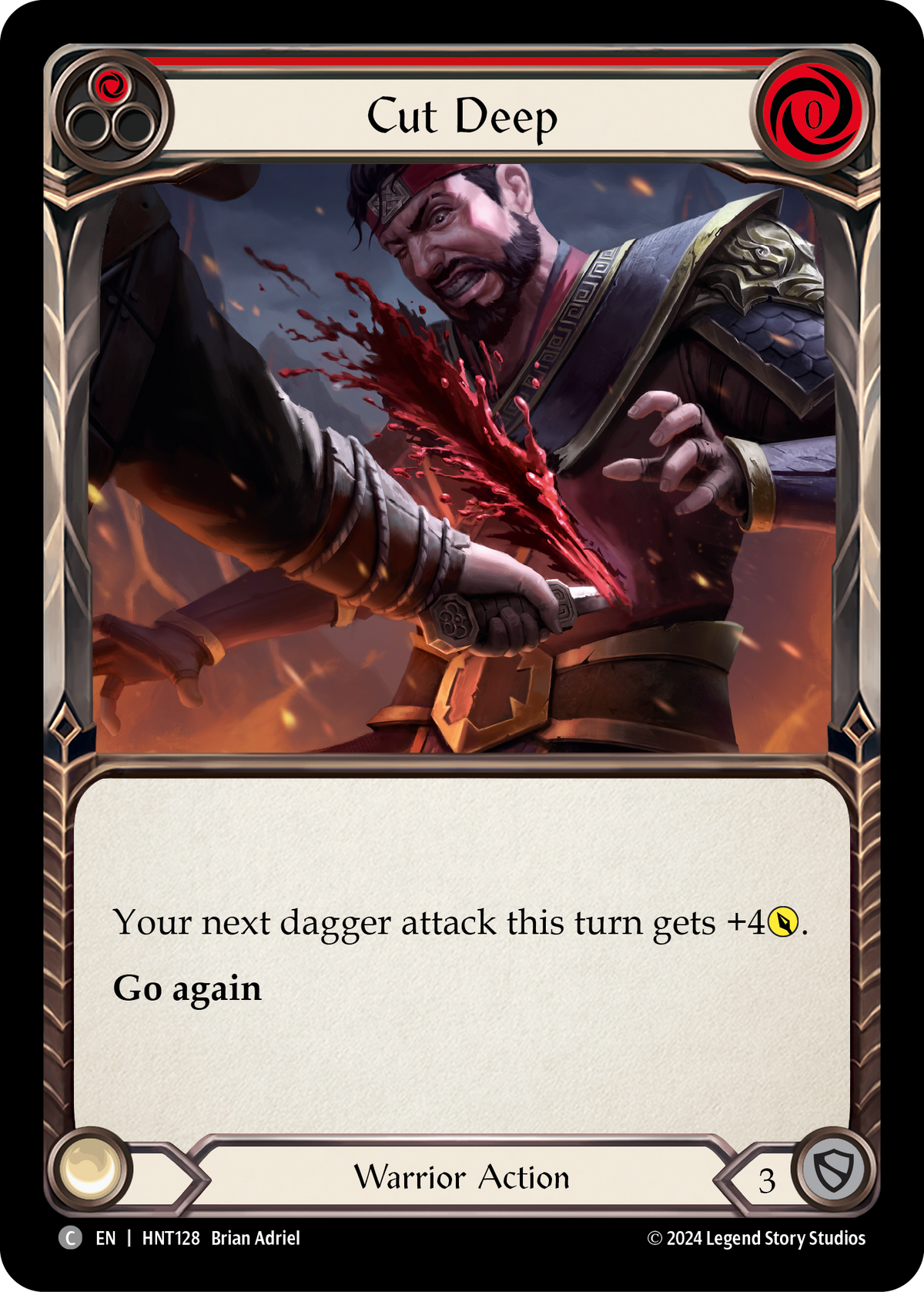 Cut Deep (Red) - The Hunted - Flesh & Blood TCG - FaB Foundry