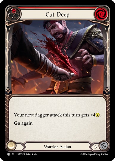 Cut Deep (Red) - The Hunted - Flesh & Blood TCG - FaB Foundry