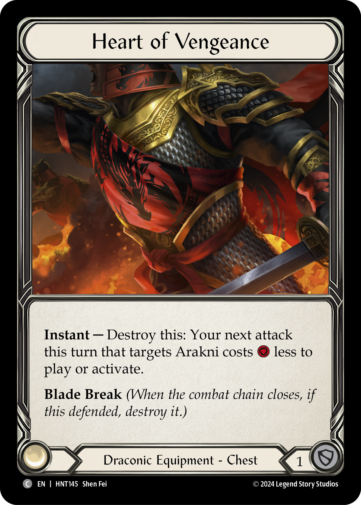 Heart of Vengeance - The Hunted - Flesh & Blood TCG - FaB Foundry