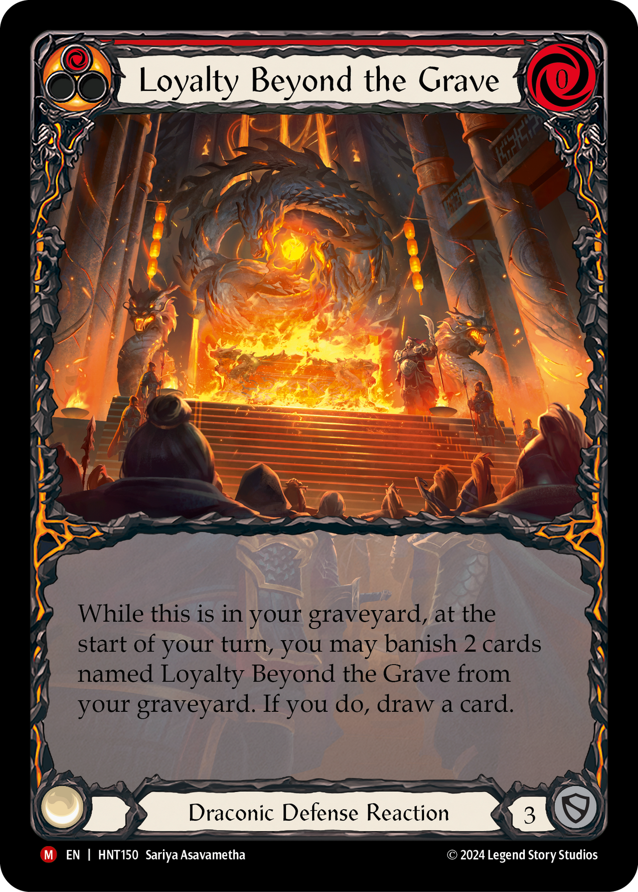 Loyalty Beyond the Grave - The Hunted - Flesh & Blood TCG - FaB Foundry Loyalty Beyond the Grave - The Hunted - Flesh & Blood TCG - FaB Foundry