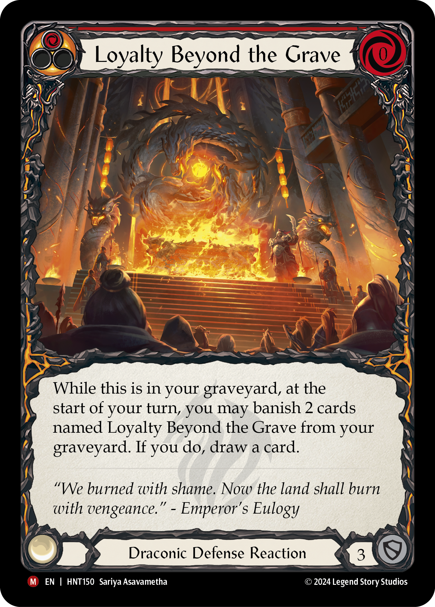 Loyalty Beyond the Grave - The Hunted - Flesh & Blood TCG - FaB