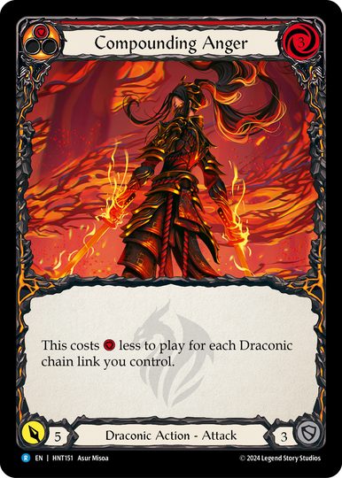 Compounding Anger (Red) - The Hunted - Flesh & Blood TCG - FaB Foundry