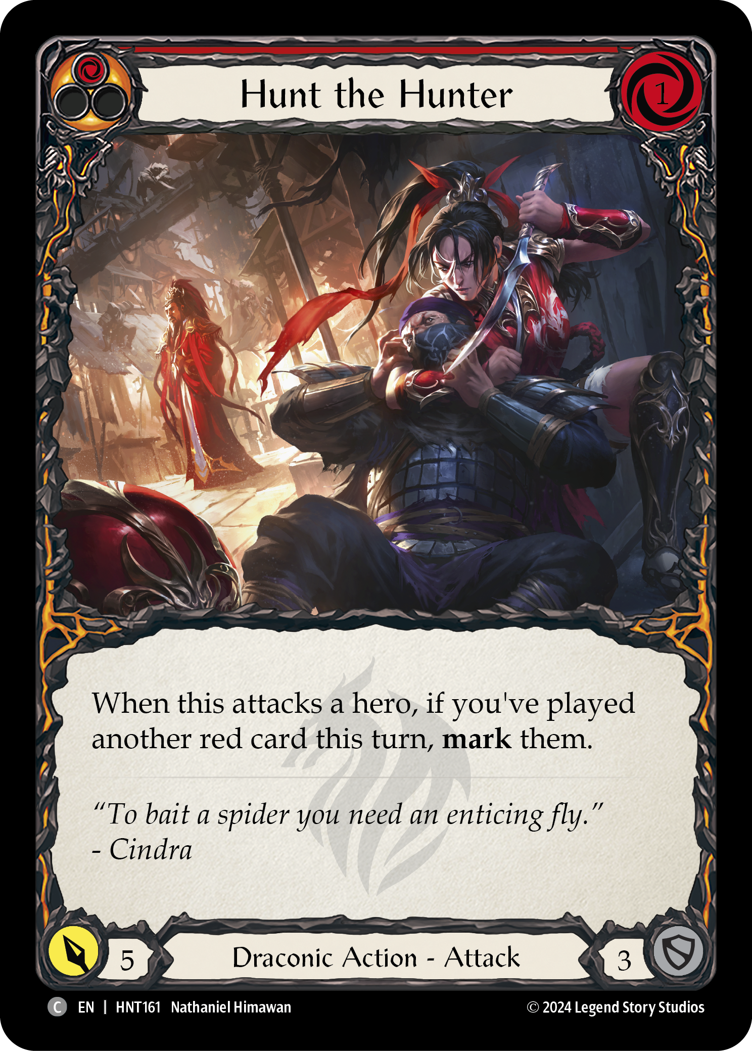 fab the hunted booster box Hunt the Hunter (Red) - The Hunted - Flesh & Blood TCG