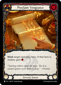 Proclaim Vengeance (Red)