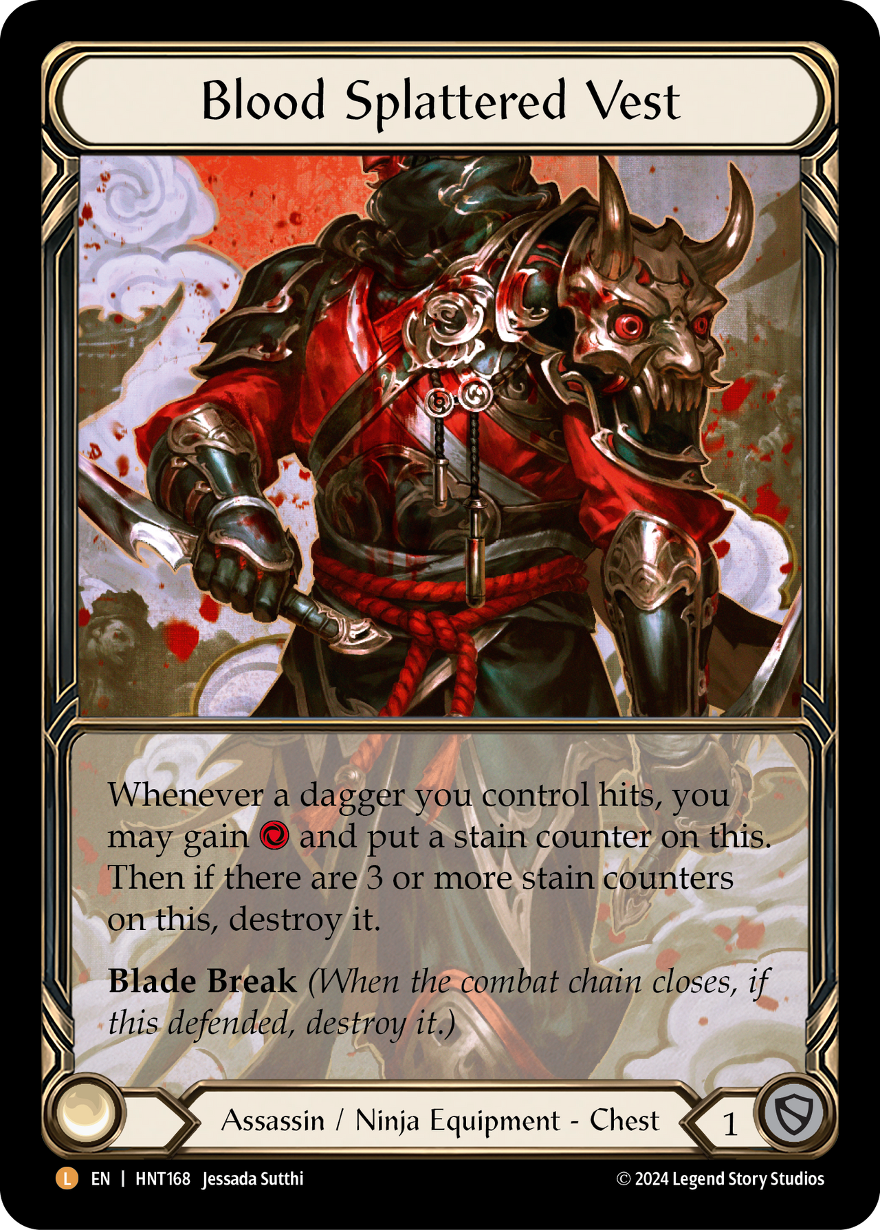Blood Splattered Vest (Extended Art) - The Hunted - Flesh & Blood Blood Splattered Vest (Extended Art) - The Hunted - Flesh & Blood