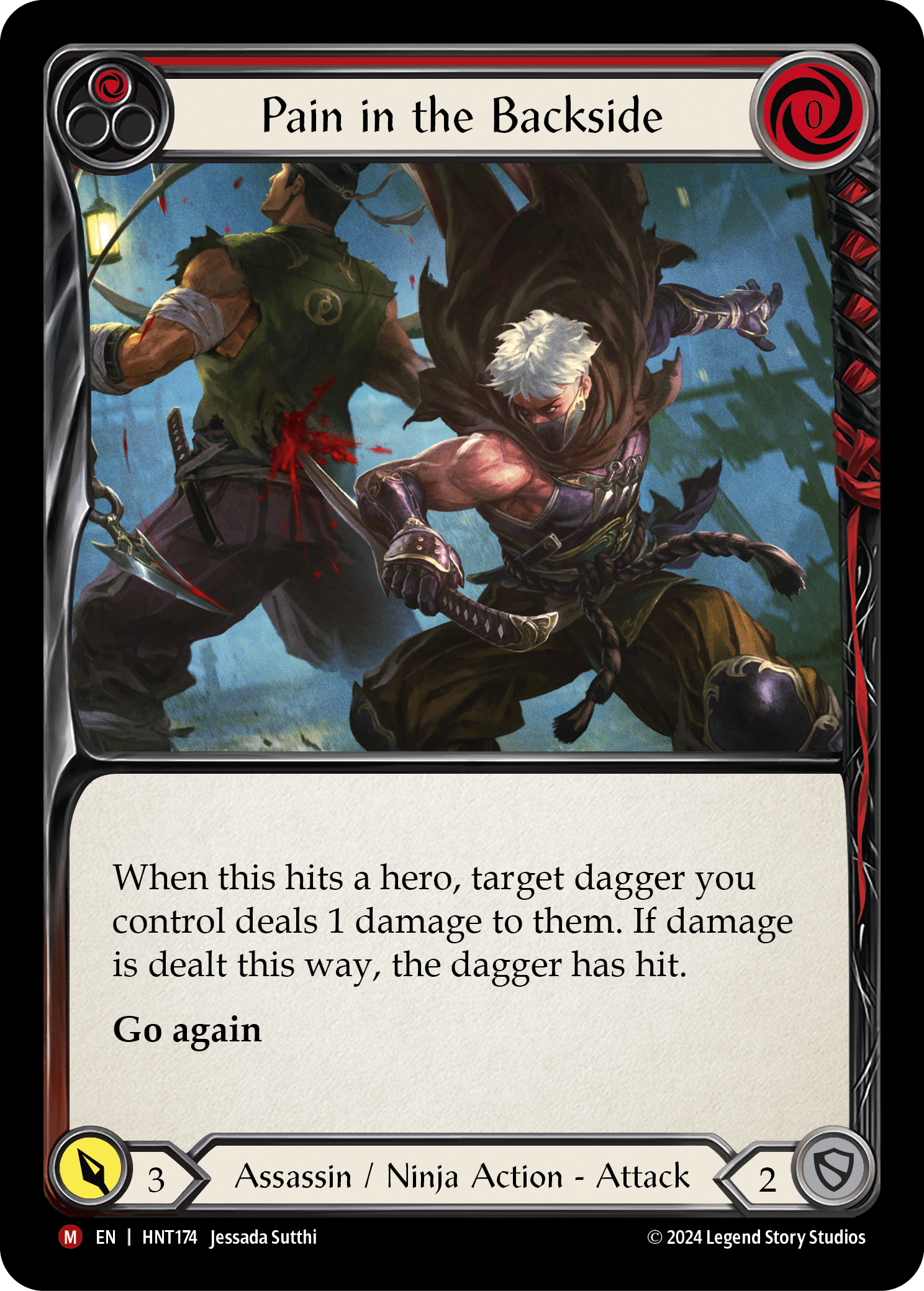 Pain in the Backside - The Hunted - Flesh & Blood TCG - FaB Foundry