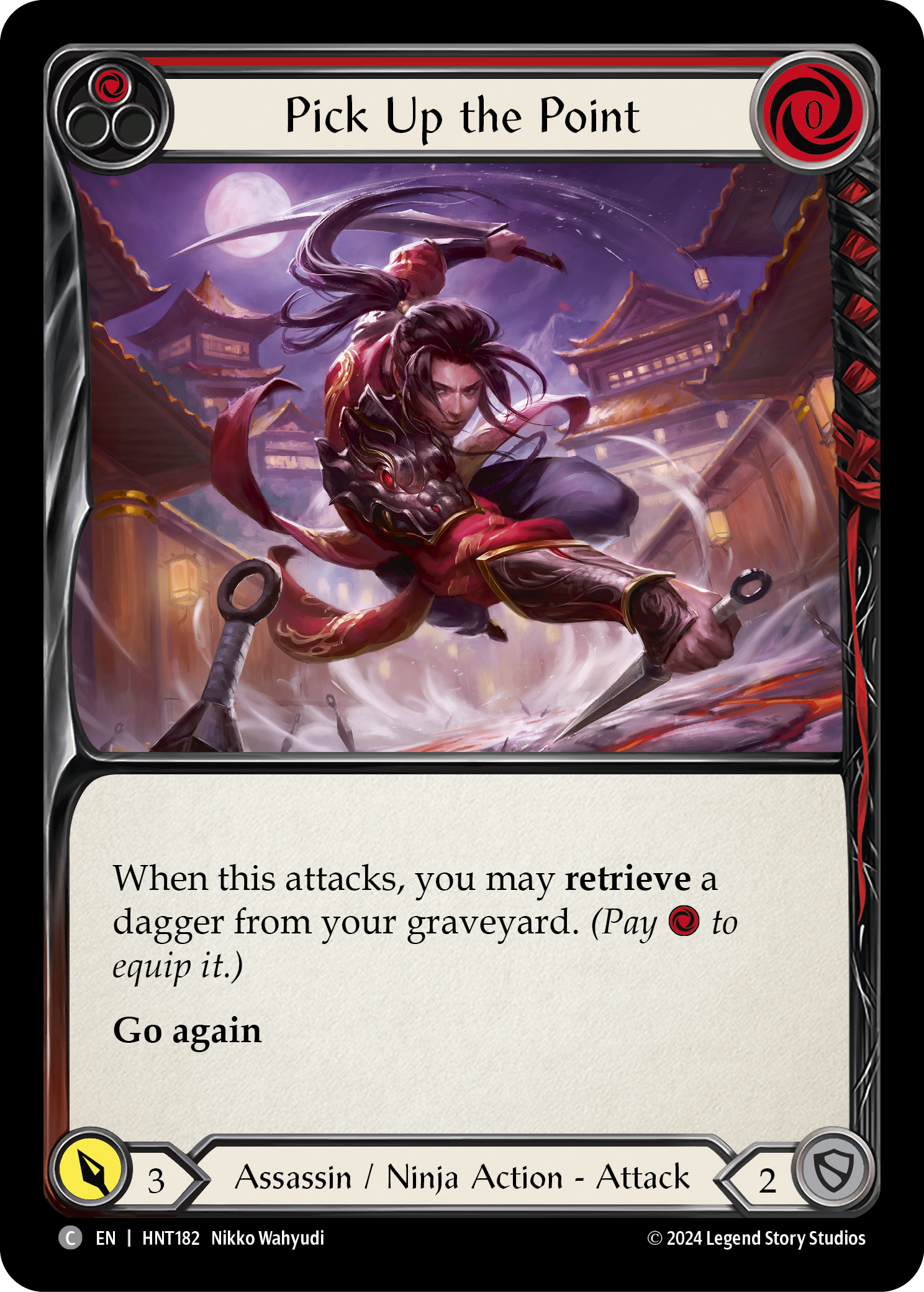 pick a card any card flesh and blood Pick Up the Point (Red) - The Hunted - Flesh & Blood TCG