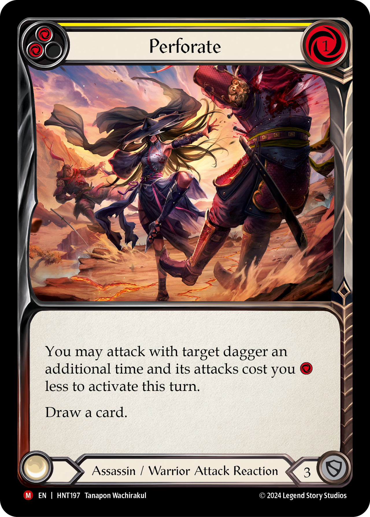 Perforate - The Hunted - Flesh & Blood TCG - FaB Foundry Perforate - The Hunted - Flesh & Blood TCG - FaB Foundry