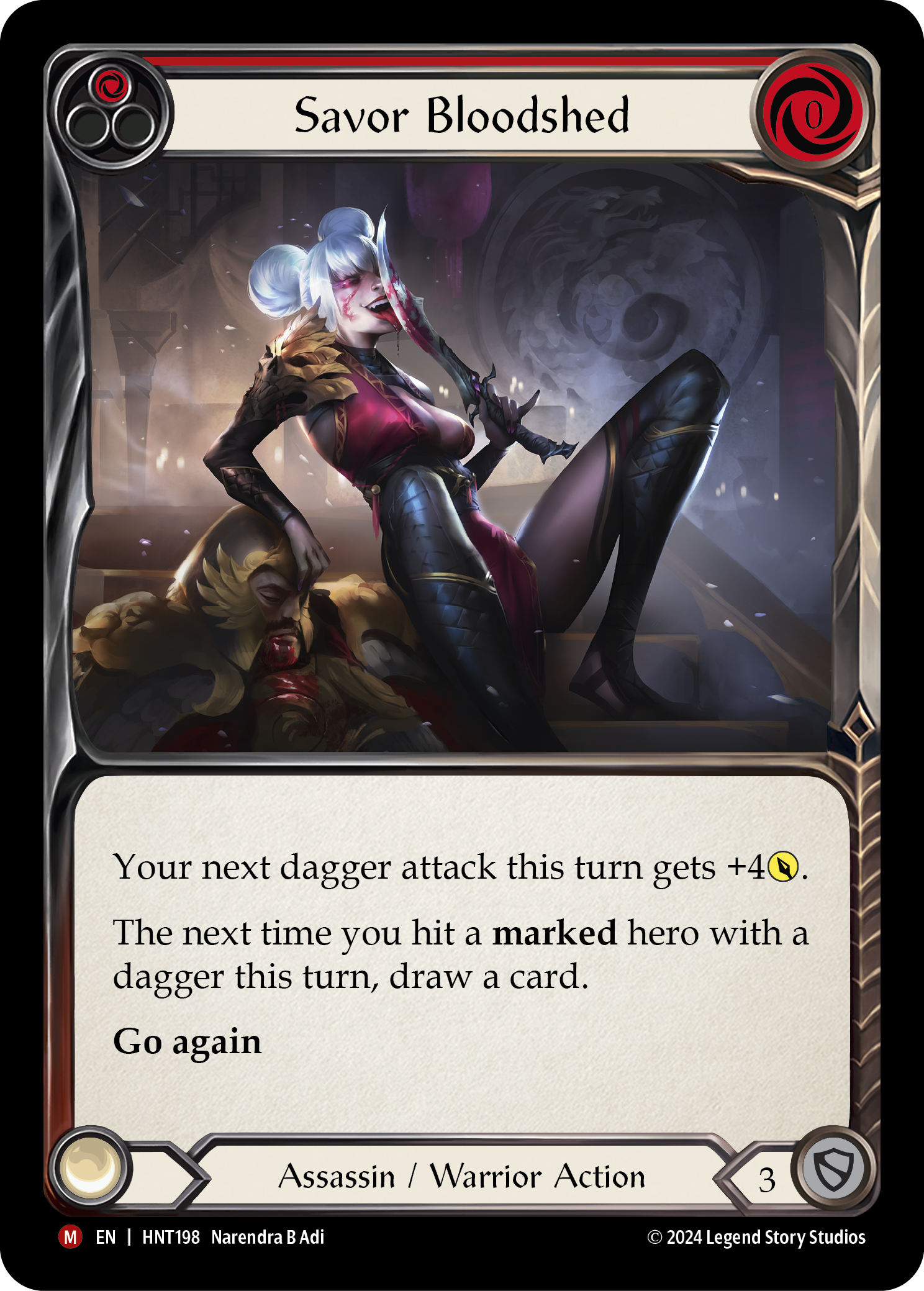 flesh and blood Mauvrion Skies (赤) fab Savor Bloodshed - The Hunted - Flesh & Blood TCG - FaB Foundry