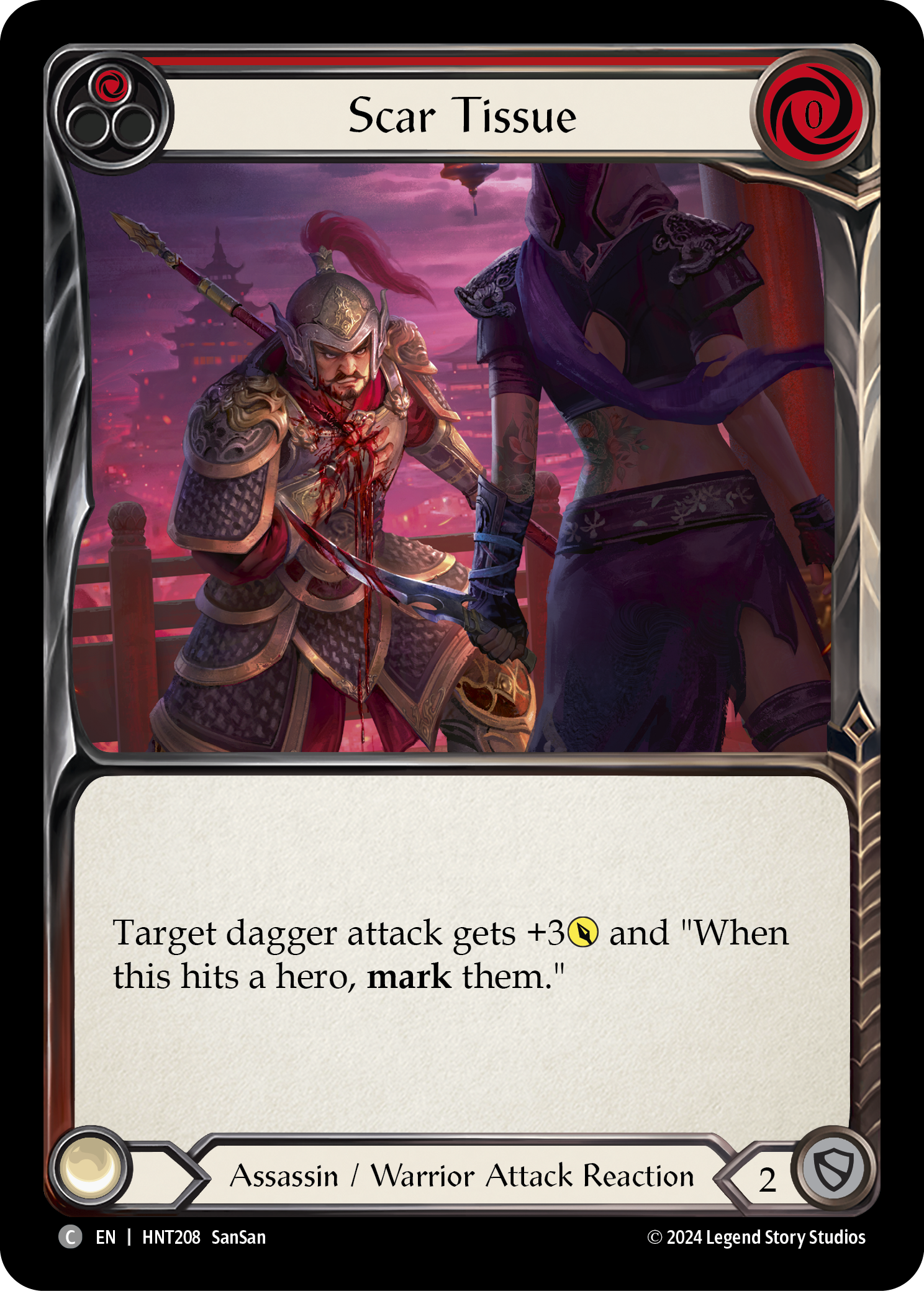 Scar Tissue (Red) - The Hunted - Flesh & Blood TCG - FaB Foundry Scar Tissue (Red) - The Hunted - Flesh & Blood TCG - FaB Foundry