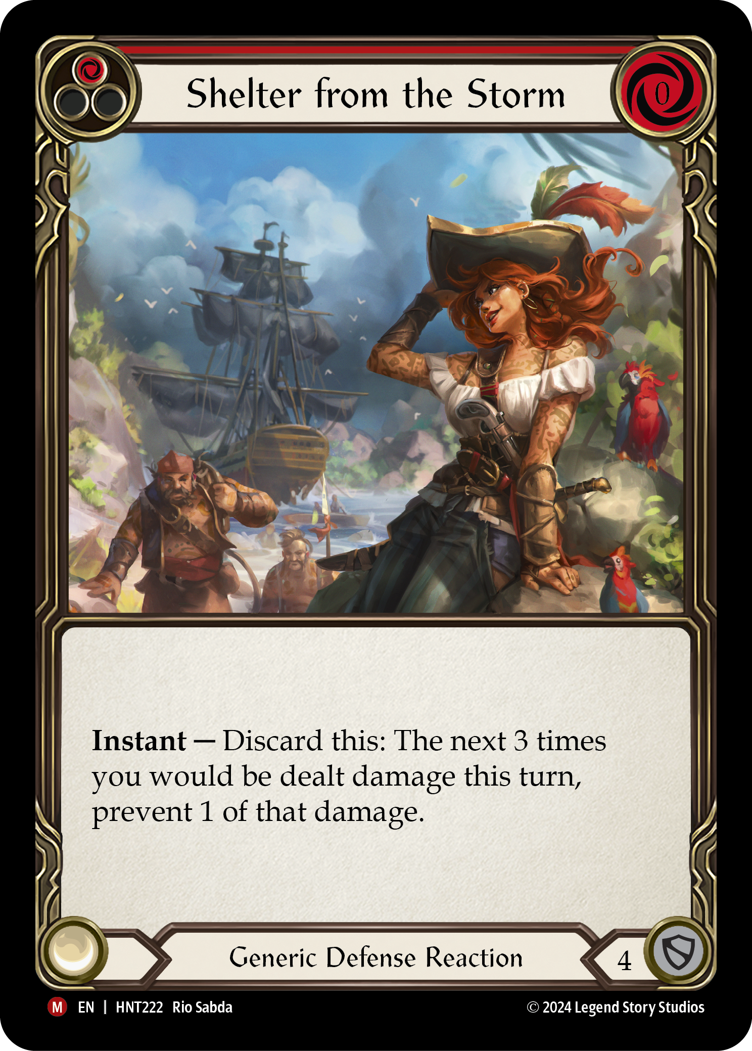 FAB Shelter from the Storm HNT RF英語版3枚 Shelter from the Storm - The Hunted - Flesh & Blood TCG