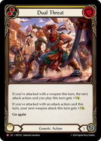 Dual Threat - The Hunted - Flesh & Blood TCG - FaB Foundry Dual Threat - The Hunted - Flesh & Blood TCG - FaB Foundry