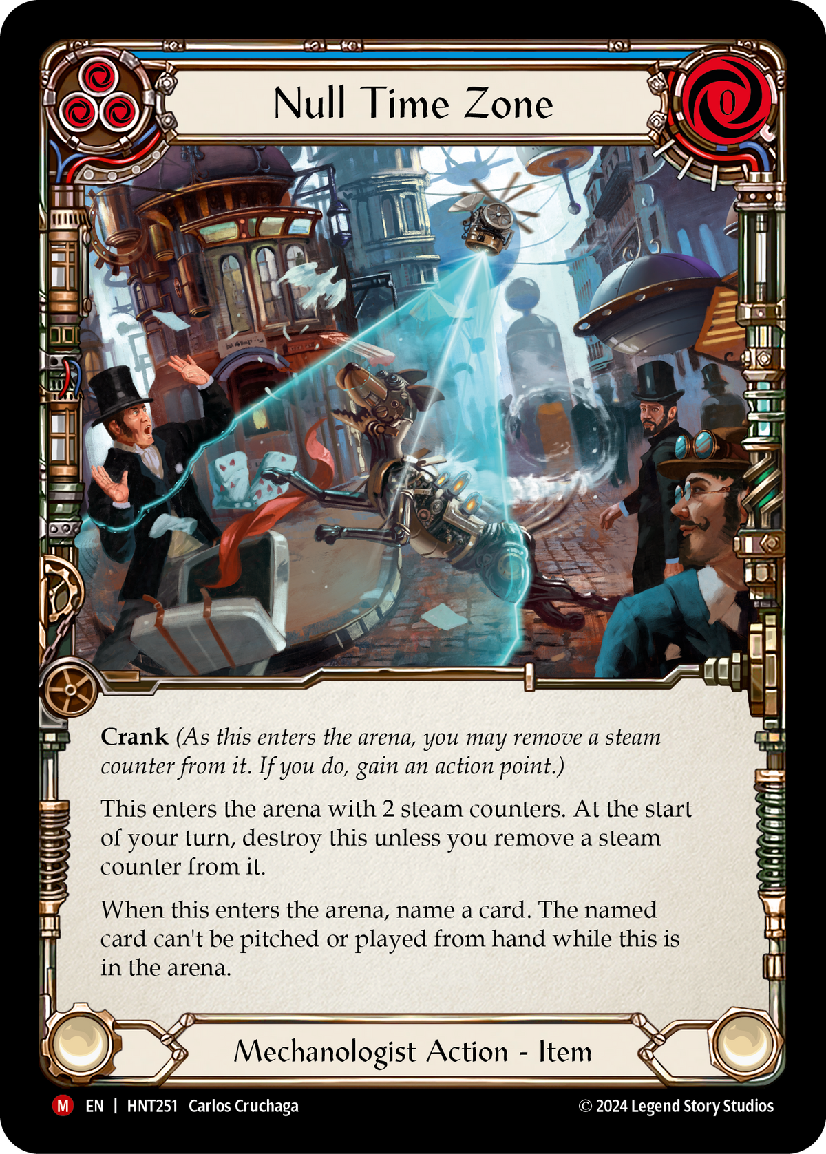 Null Time Zone - The Hunted - Flesh & Blood TCG - FaB Foundry Null Time Zone - The Hunted - Flesh & Blood TCG - FaB Foundry