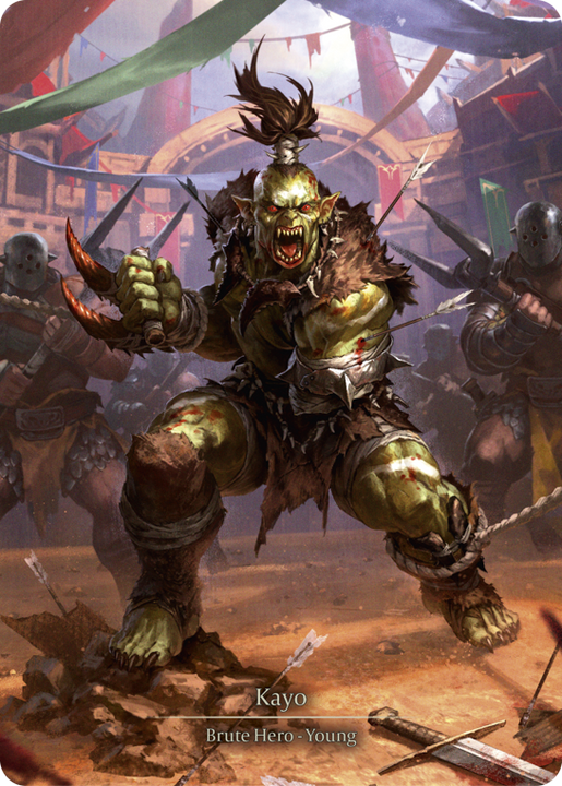 Kayo - Heavy Hitters - Flesh & Blood TCG - FaB Foundry Kayo - Heavy Hitters - Flesh & Blood TCG - FaB Foundry